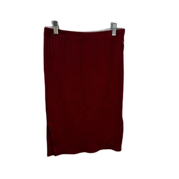 Midi Length Rib‎ Knitted Skirt Small by After Market - Picture 1 of 5